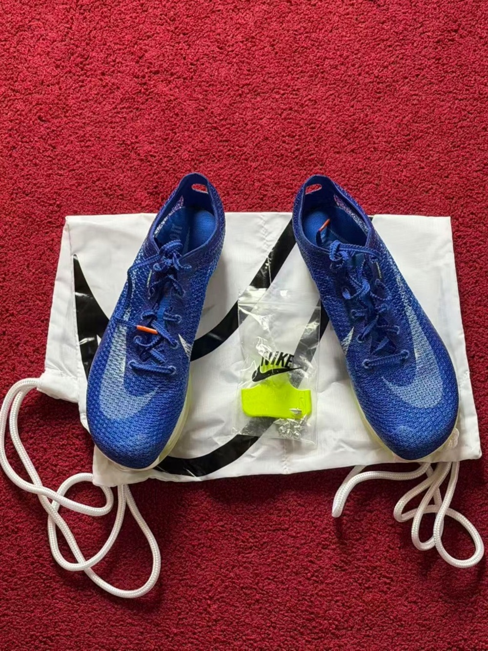 Nike Air Zoom Victory Track Spikes Racer Blue Men's Size 8.5